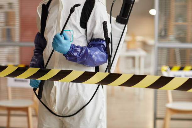 Professional Odor Removal technician working in Columbus, NJ